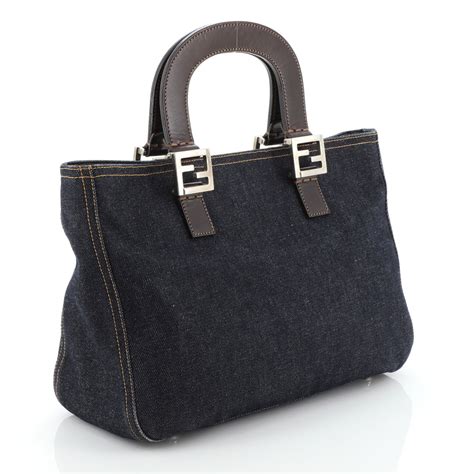 vintage fendi clothing|fendi vintage denim bag.